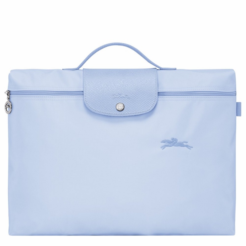 Blue Longchamp Le Pliage S Women's Briefcase Bags